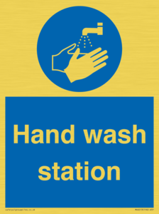 Hand wash station